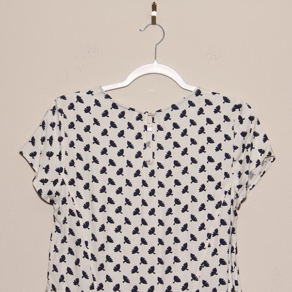 Boden Victoria A-Line Dress Bird/Floral Print Siz… - image 6